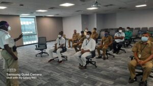 Traffic awareness program conducted at Samsung, ORR for cab drivers