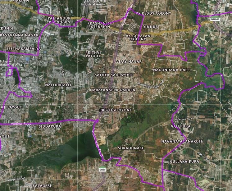 Whitefield Police Station Jurisdiction Boundary