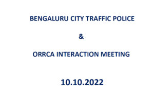 DCP Traffic East – ORRCA Presentation