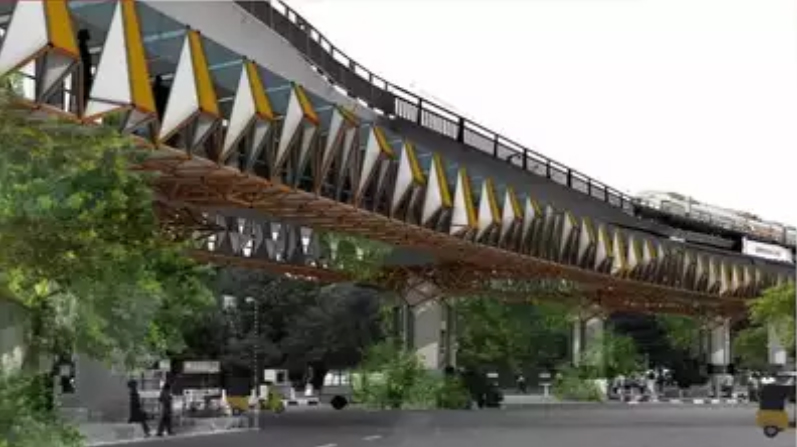 Bengaluru: In a first, BMRCL moots walk-way below elevated Metro line on ORR