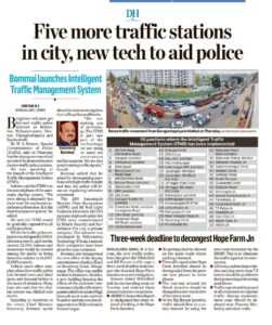 Five more traffic stations in city, new tech to aid police