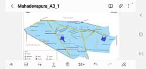 Mahadevapura Traffic Police Station limits map